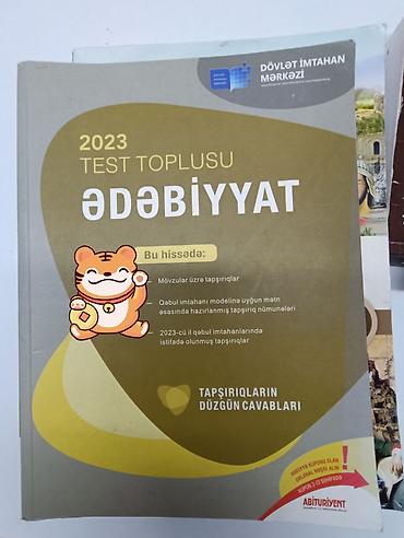 Testlər: Məhsul: 2023 “Ədəbiyyat” Test Toplusu (Dövlət İmtahan Mərkəzi) — 1