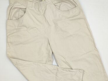 jeansy dla puszystych pań: Material trousers for women, size 2XL (EU 44)