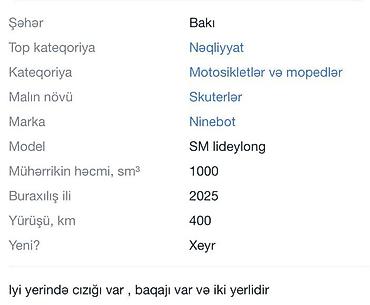 inmotion s1 scooter: Elektrik skuter – şehir içi hərəkət üçün komfortlu və səmərəli model — 5