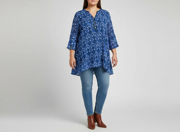 elegancka tunika plus size: Collection, Туніка жіноча, розмір 3XL
