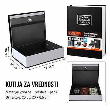 KMT Kasa crna 2385768 Diskretna kutija za vrednosti maskirana kao
