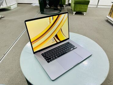 купить бу игровой компьютер: Ноутбук, Apple, 16 ГБ ОЭТ, Intel Core i9, 16 ", Колдонулган, Татаал эмес тапшырмалар үчүн, эс тутум SSD