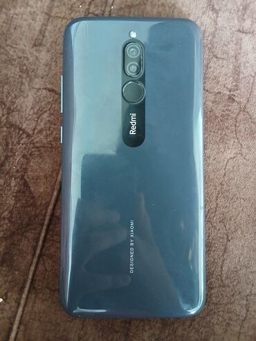 купить нерабочий телефон: Redmi, Redmi 8, Колдонулган, 64 ГБ, түсү - Кара, 1 SIM, 2 SIM