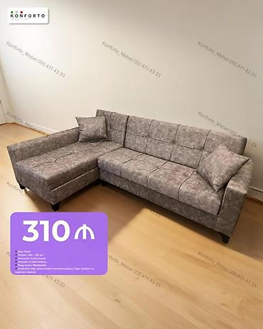 Künc divan – “Konforto” model - Ölçülər: 240 × 150 sm - Mexanizm