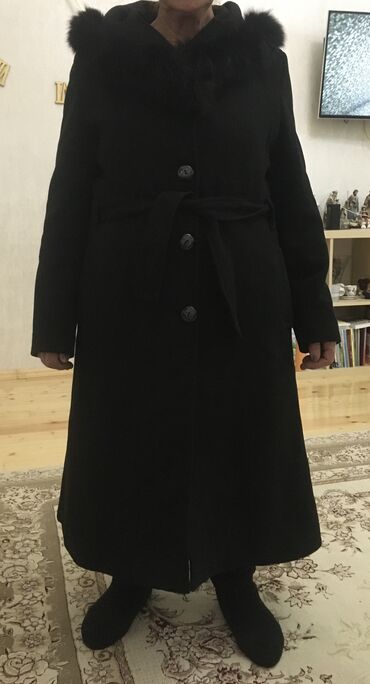 детское кашемировое пальто: Palto L (EU 40), rəng - Qara