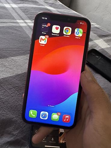 IPhone 11, 128 ГБ, цвет красный,акб 77