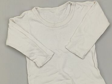 najmodniejsze białe bluzki: Blouse, 9-12 months, condition - Good