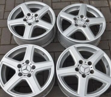 Шины: Литые Диски R 18 Mercedes-Benz, Комплект, отверстий - 5, Б/у