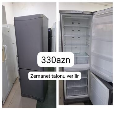 sədərək ticarət mərkəzi soyuducular: 2 qapılı Indesit Soyuducu Satılır, rəng - Boz