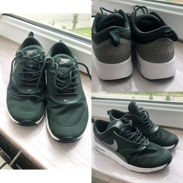 Krossovka ve ketlər: Nike, Ölçü: 37.5, rəng - Yaşıl, Yeni