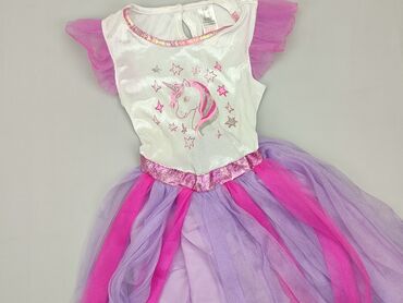 sukienka z opadającymi ramionami: Dress, F&F, 5-6 years, 110-116 cm, condition - Good