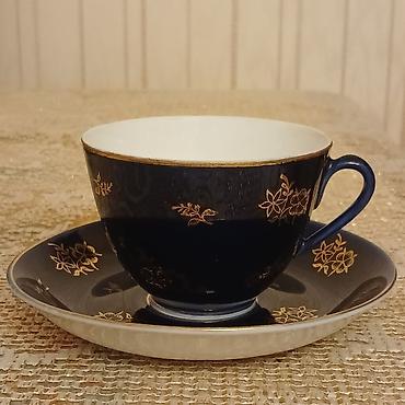lfz: Çay dəsti, rəng - Göy, Farfor — 4