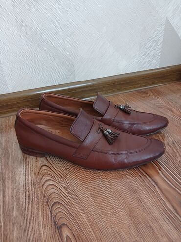 обувь 39: Муж туфли б/у 43 размер коричневые
