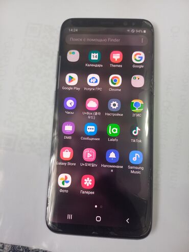 Samsung: Samsung Galaxy S8, Б/у, 64 ГБ, цвет - Черный, 1 SIM