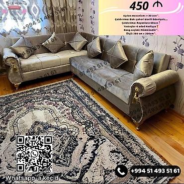 Divanlar: Künc divan, Yeni, Açılan, Bazalı, Parça, Şəhərdaxili pulsuz çatdırılma — 3