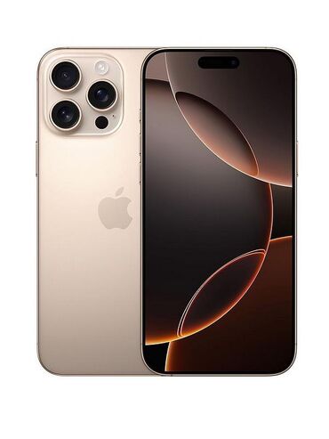 оперативная память aitc: IPhone 16 Pro Max, Жаңы, 256 ГБ, Заряддоочу түзүлүш, Коргоочу айнек, Кабель, 100 %