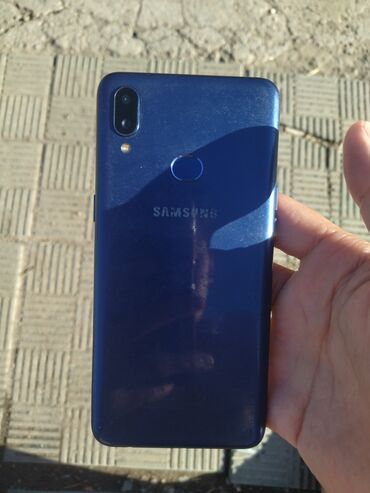 самсунг 40: Samsung A10s, Б/у, 32 ГБ, цвет - Синий, 2 SIM