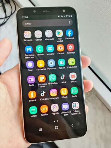 Audio: Samsung Galaxy J6, 32 GB, Barmaq izi, Face ID