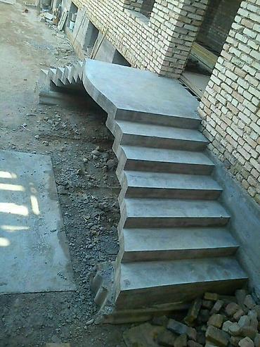 Бетонные лестницы: Бетонная лестница Для дома, Гарантия, Форма лестницы: Много-маршевая, Стиль: Хайтек — 38