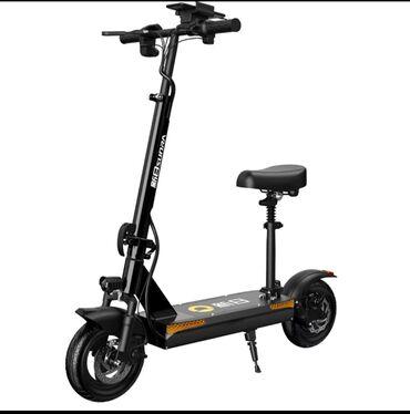 электронная скутер: Электрический самокат Velotrade E9 с сиденьем. Оснащен передней фарой