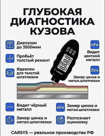 феникс толщиномер: Профессиональный толщиномер CARSYS DPM-816 PRO - Внесён в Госреестр — 2
