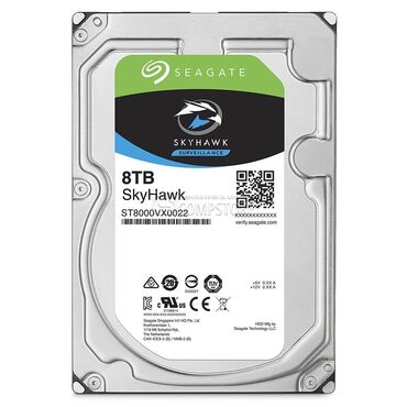 Masaüstü kompüterlər və iş stansiyaları: Sərt disk (HDD) Seagate, 8 TB