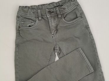 spodnie szerokie z wysokim stanem: Jeans, C&A, 7 years, 116/122, condition - Very good