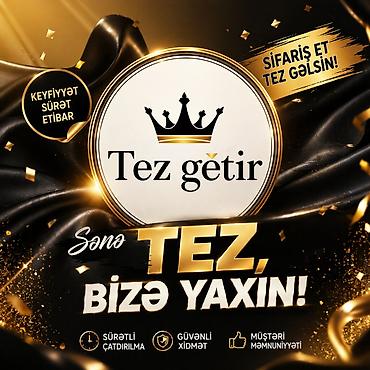 Услуги: Tez gətir – şəhərdaxili kuryer və çatdırılma xidməti Xidmətlər: - — 7