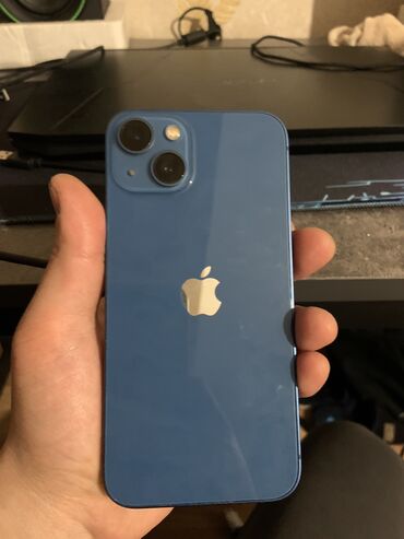 Apple iPhone: IPhone 13, Б/у, 128 ГБ, Голубой, 100 %