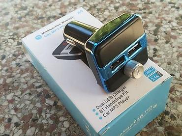 Audio oprema za auto: BT FM transmiter za automobil X9 – multifunkcionalni bežični komplet — 2