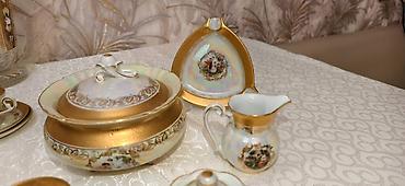 Другой декор и предметы интерьера: Oscar Schlegelmilch fabrikindən olan köhnə Alman çini qəhvə dəstidir — 3