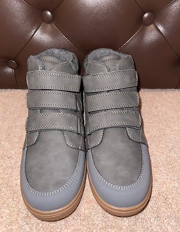 Детская обувь: Next серые и черно розовые ботинки Новые Серые Размеры — 4