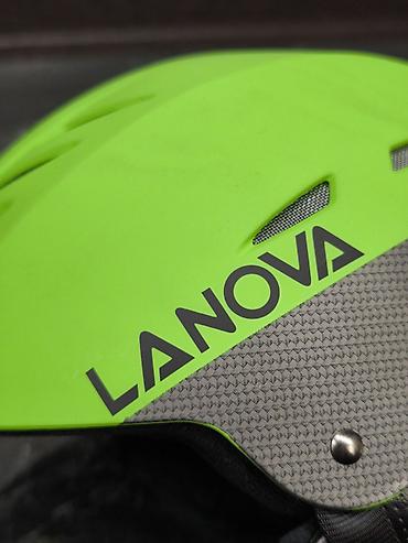 лыжный: Новый горнолыжный шлем LANOVA, размер М 55-58см — 5