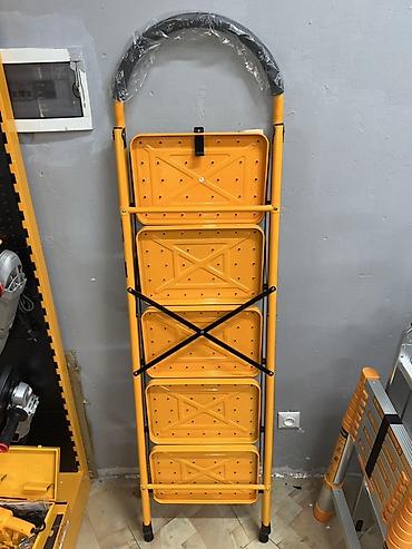лестница бетонные: Стремянка DIRGAI Safety Ladder, 5 ступеней - Тип: складная — 2