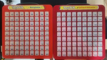 detektor metala za decu: Table sa matematičkim operacijama su korištene, služe kao podsticaj