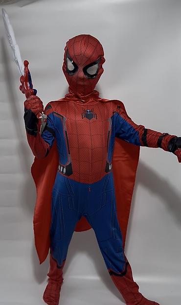 маска spiderman: Детский костюм «Человек-паук» с аксессуарами цена 1900 сом,без — 5