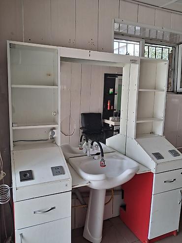 Salon, tibbi mebel dəsti: Salon üçün yuma və iş masası komplekti - İki tərəfli saç yuma — 1