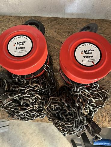 тонна бочка: Таль цепная Leeder Tools, грузоподъёмность 1 тонна, высота подъёма 3 — 2