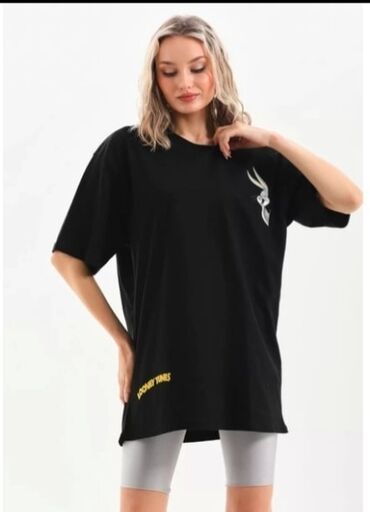 Köynək və bluzalar: T-shirt yenidir trendyoldan gəlib yalandan yazmıyacam şəkildəki