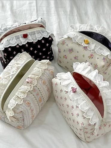fabric case: Косметички/органайзеры для мелочей — мягкие, на молнии, разных — 2