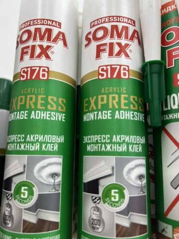 эбоксидная смола: Акриловый монтажный клей Soma Fix S176 Express предназначен для