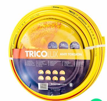 plasticna trska: Crevo za vodu 1/2″x25m Tricolux No Torsion Visokokvalitetno baštensko — 1