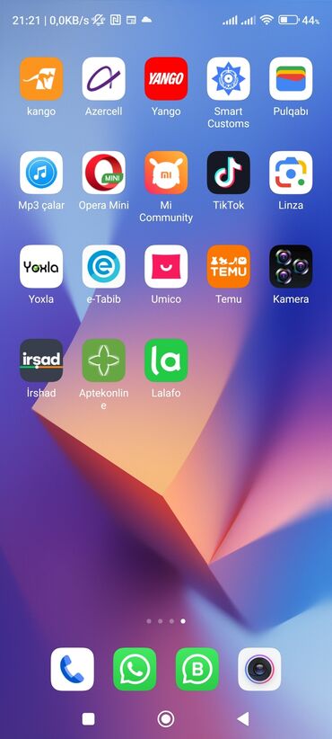 samsung note 8 pro qiymeti: Xiaomi Redmi Note 9 Pro, 128 GB, rəng - Göy, 
 Qırıq, Barmaq izi