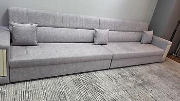 sofa bed: Прямой диван-трансформер с большим спальным местом и двумя бельевыми — 2