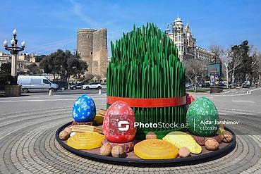 el bilendiri: Məhsul: Bakıdakı Novruz tematik açıq hava dekor-installasiyaları və — 7