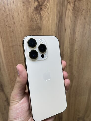 купить айфон 4с бу: IPhone 14 Pro, Б/у, 256 ГБ, Золотой, Защитное стекло, Чехол, В рассрочку, 89 %