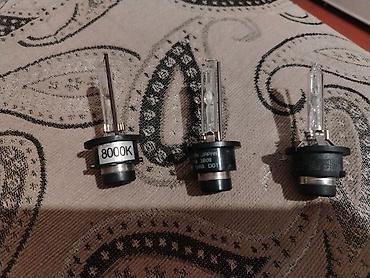 osram elektrik: Avtomobil üçün ksenon lampalar (D2S/D2R tipli). Şəkillərdə 3 ədəd — 3