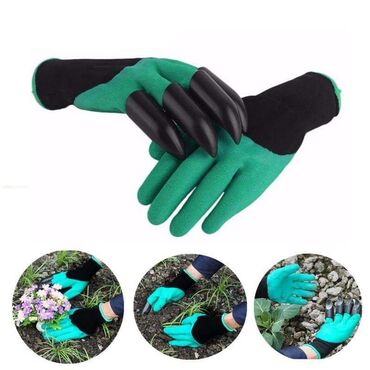 police za cvijeće: Cena 820 din Baštenske rukavice sa kandžama Rad u bašti bez rukavica