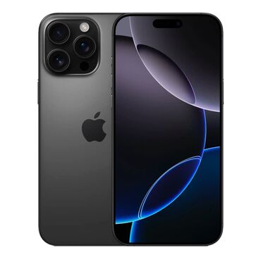 Apple iPhone: IPhone 16 Pro, Б/у, 128 ГБ, Black Titanium, Защитное стекло, Чехол, Кабель, 100 %