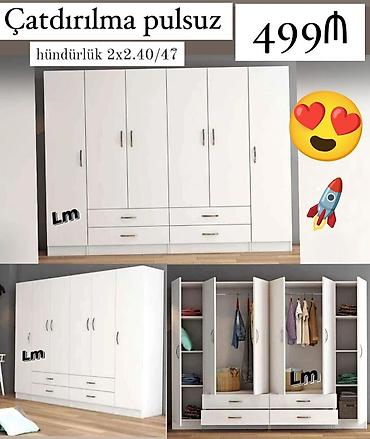 iskaflar: Yeni, 6 qapı, Siyirməli, Ağ, Açılan, Düz dolab — 1